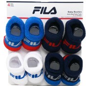 Wholesale - 4pk BOYS FILA COLORBLOCK FC BOOTIES SOCKS C/P 60, UPC: 193159112455